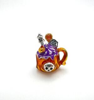 NEW Halloween Skull Candy Latte Charm for European Bracelet